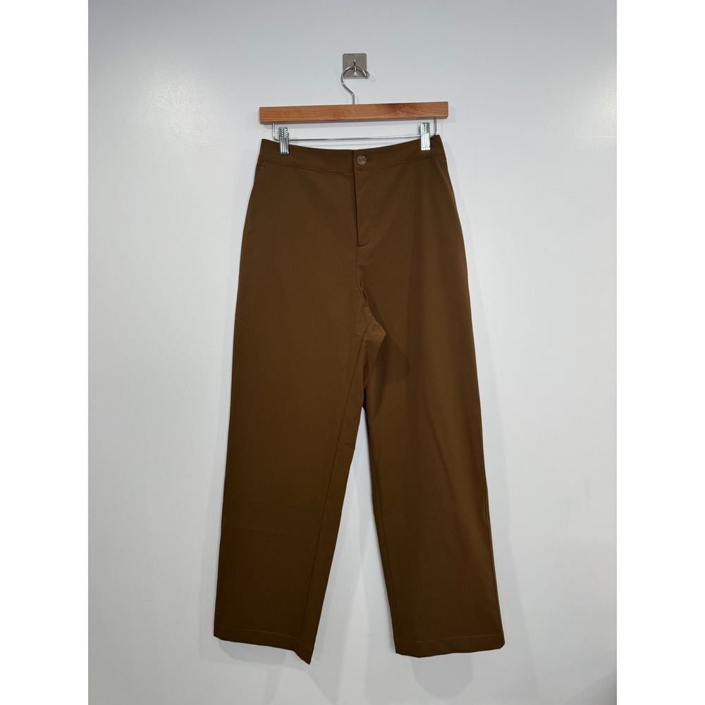 Hikerkind Women Brown Hiking Pants Elastic Back Straight Leg Medium